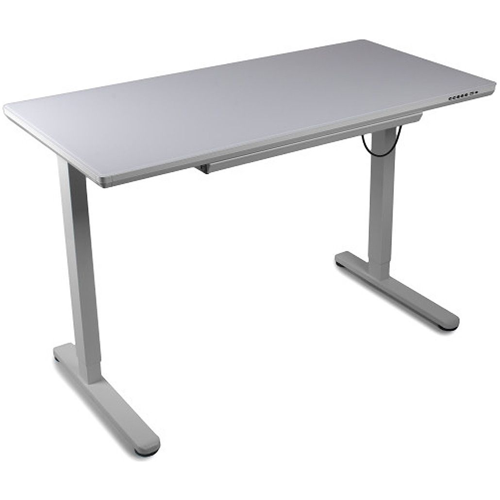 Комп`ютерний ігровий стіл Barsky StandUp White Glass (BST-12new)