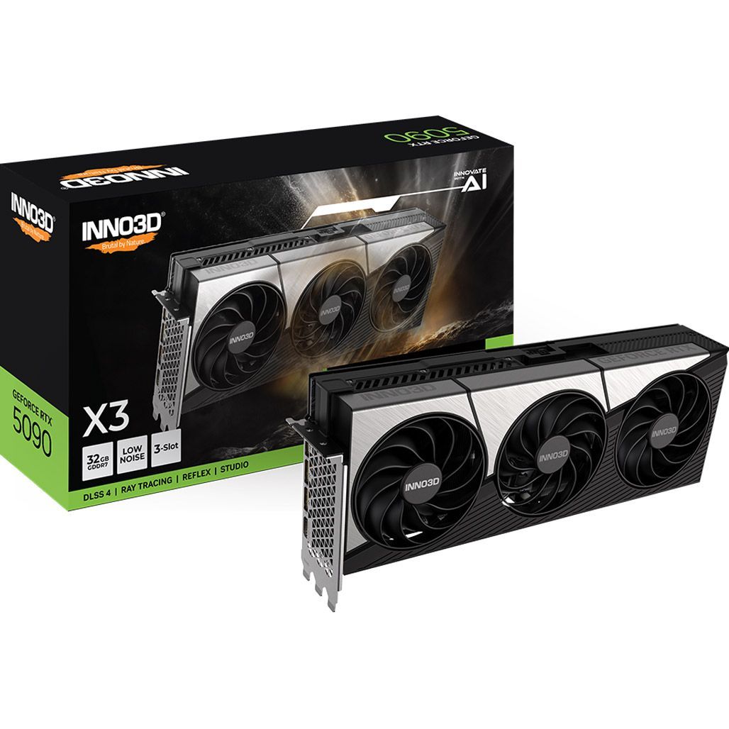 

Відеокарта Inno3D GeForce RTX 5090 32GB X3 (N50903-32D7-17593928) EU