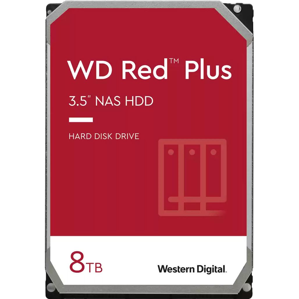 

Жесткий диск 3.5` WD Red Plus NAS 8TB SATA 256MB (WD80EFPX)