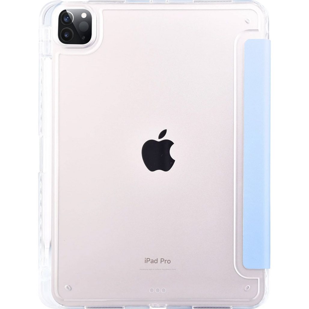 Чохол-книжка Comma Joy PU with Pencil Slot для Apple iPad Pro 11 (2024) Light Blue