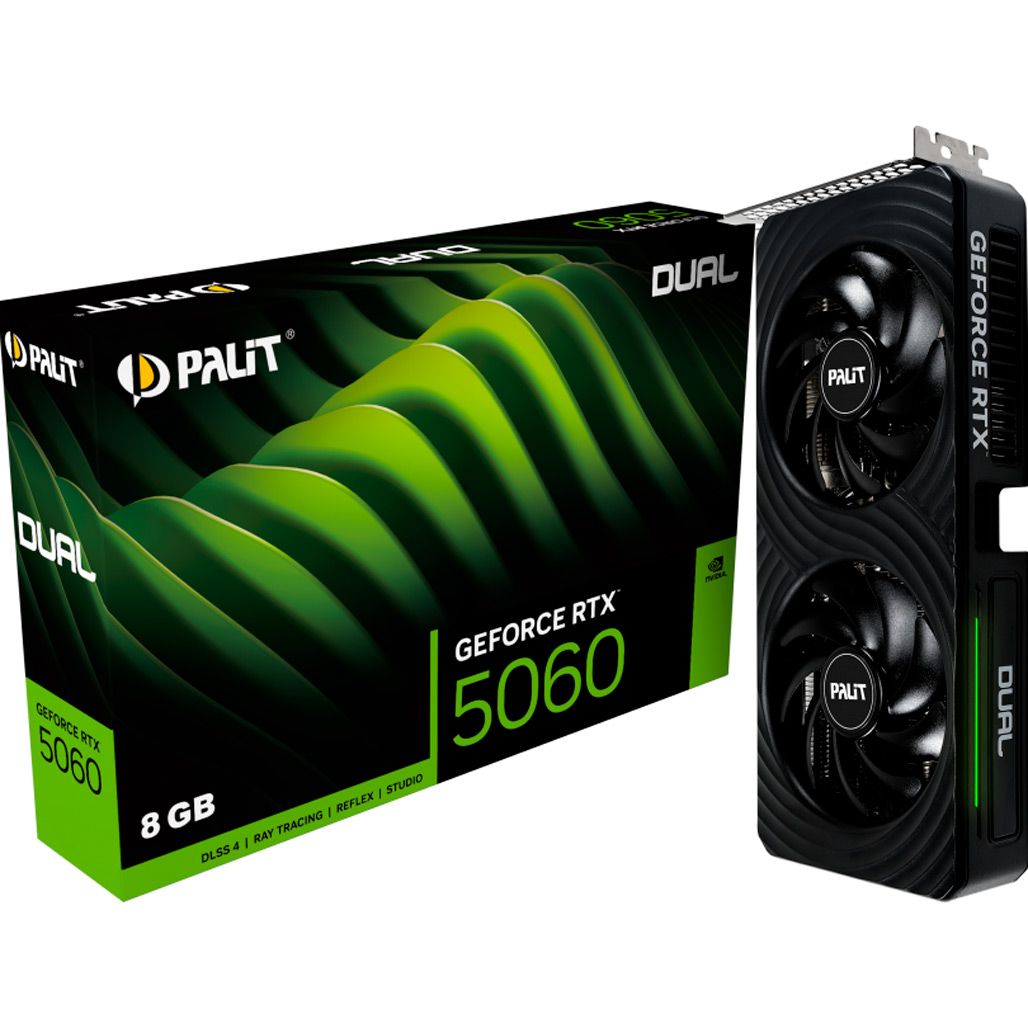 

Відеокарта Palit GeForce RTX 5060 Dual (NE75060019P1-GB2063D) UA