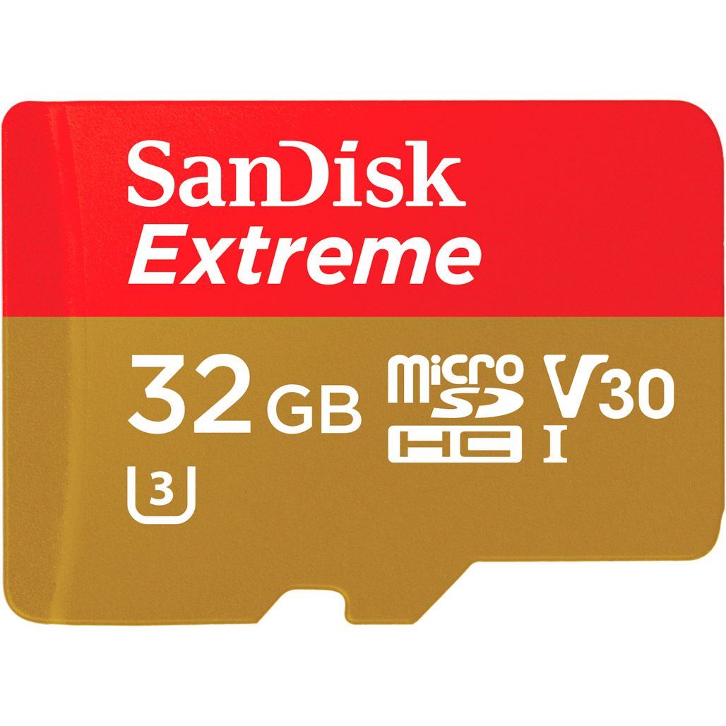 

Карта пам'яті SanDisk microSDHC 32GB UHS-I U3 Extreme A1 V30 (SDSQXAF-032G-GN6GN)