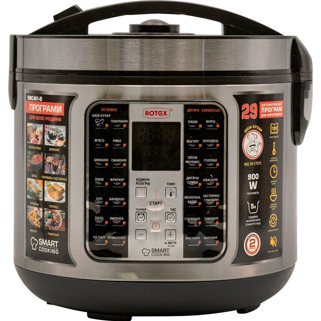 

Мультиварка Rotex RMC401-B Smart Cooking