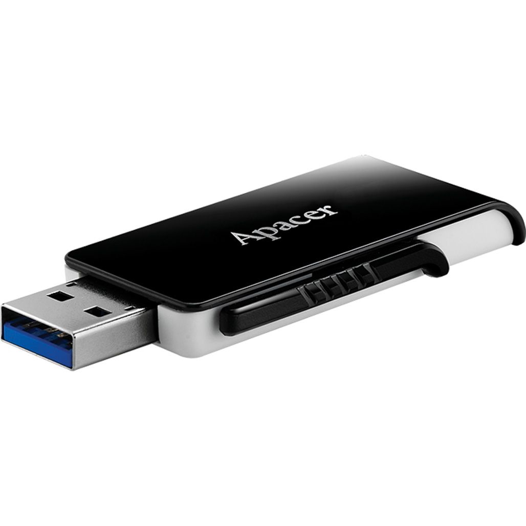 

USB флеш-накопитель Apacer USB AH350 128GB USB 3.2 Black (AP128GAH350B-1)