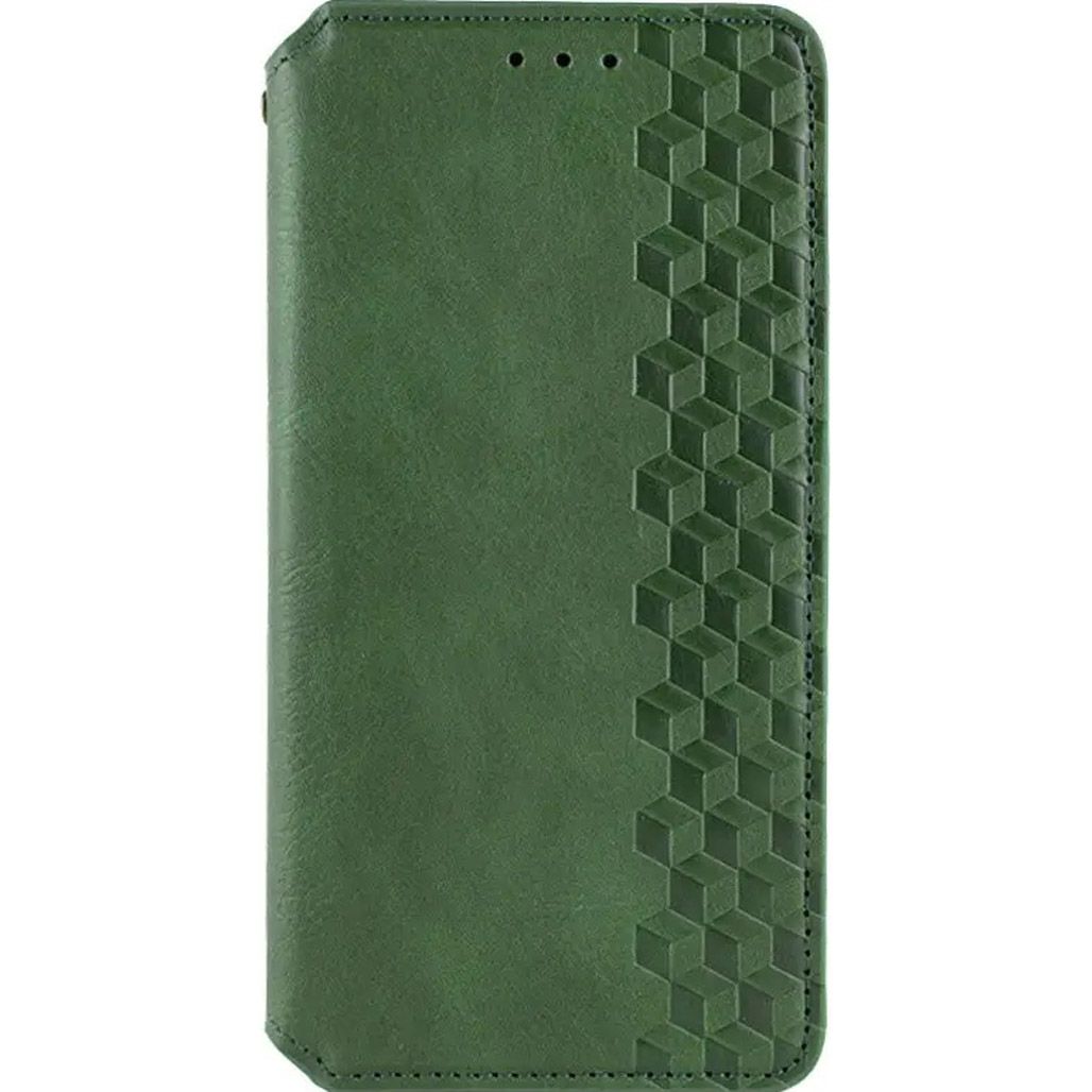 

Чехол-книжка GETMAN Cubic Case для Redmi Note 13 4G Green