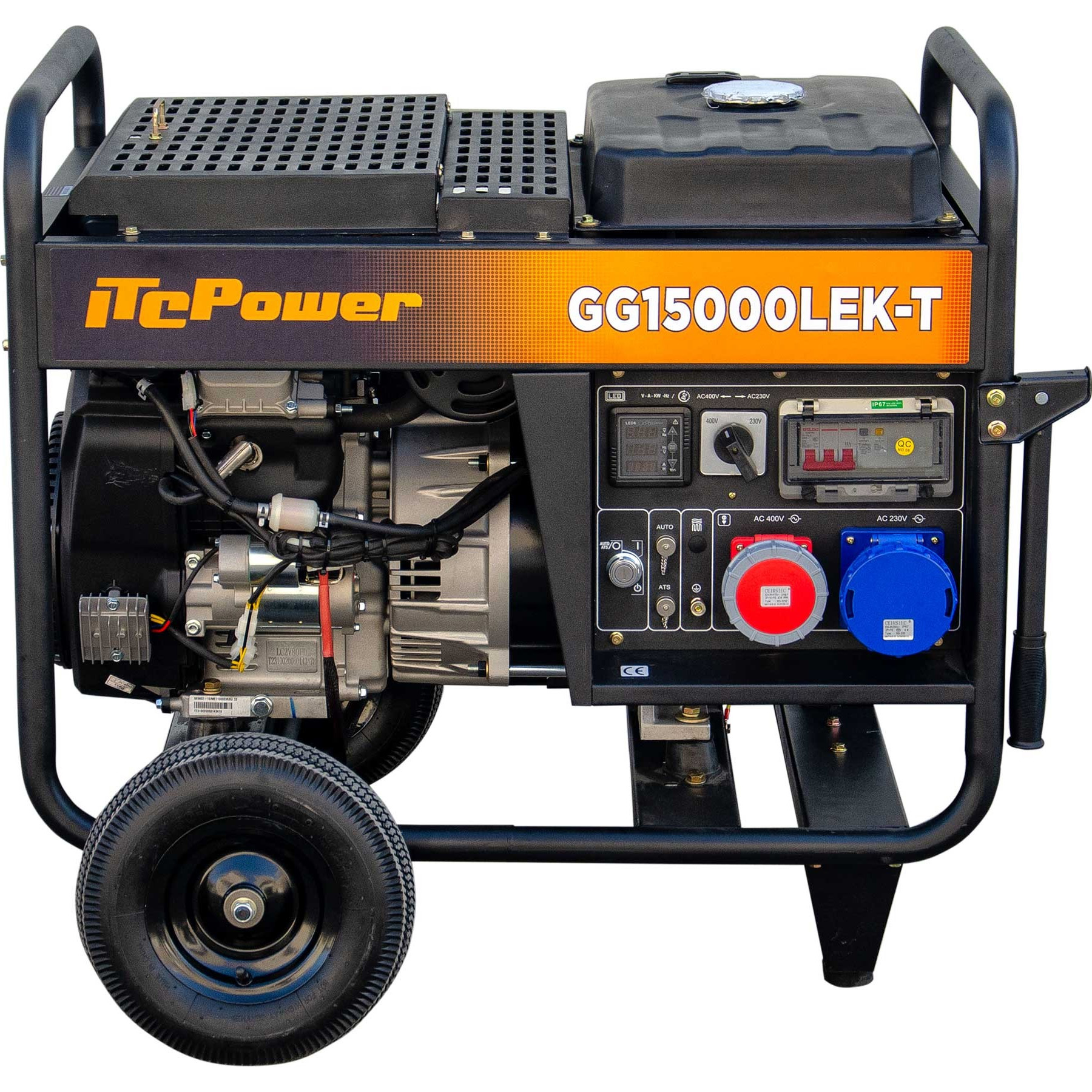 

Генератор бензиновий ITC Power GG15000LEK-T