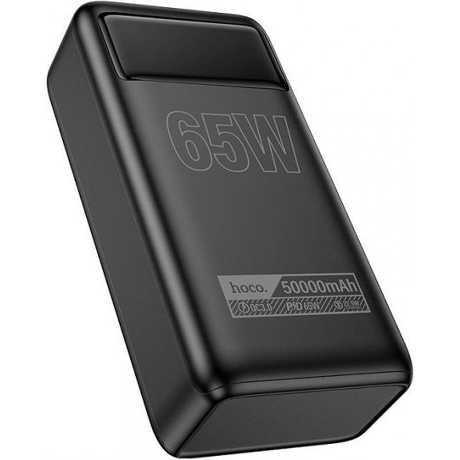 Зовнішній акумулятор Hoco DB81A Apollo 50000mAh 65W Black 