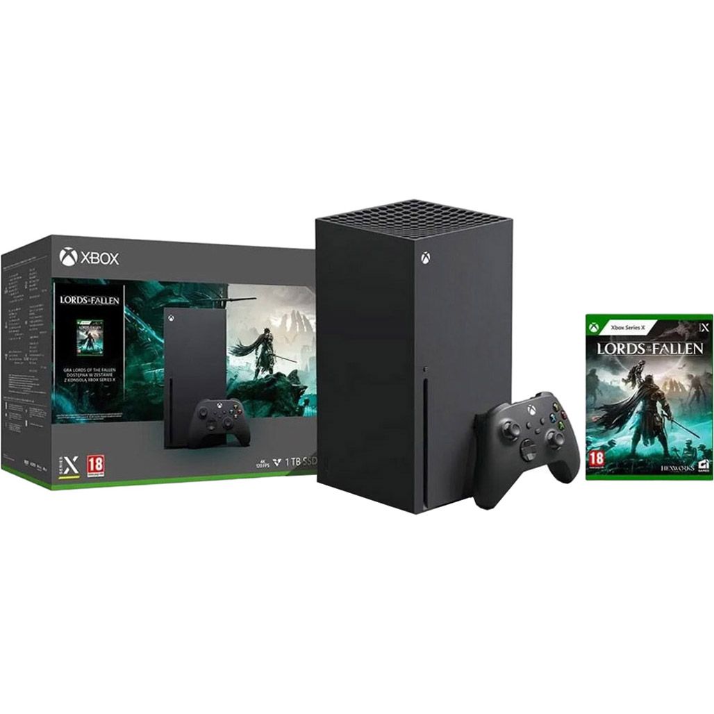 

Ігрова консоль Microsoft Xbox Series X 1TB Black + Lords of the Fallen Bundle