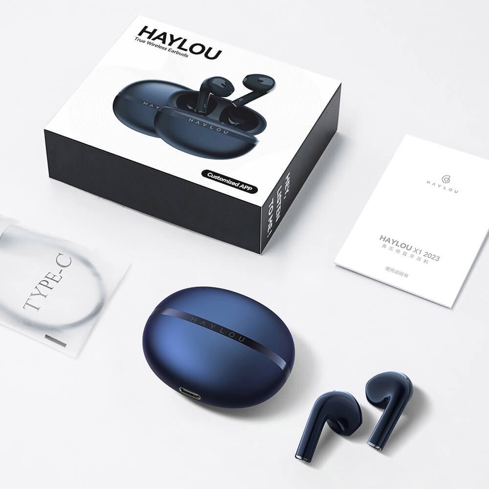 Наушники Xiaomi Haylou X1 2023 Blue [88739] 