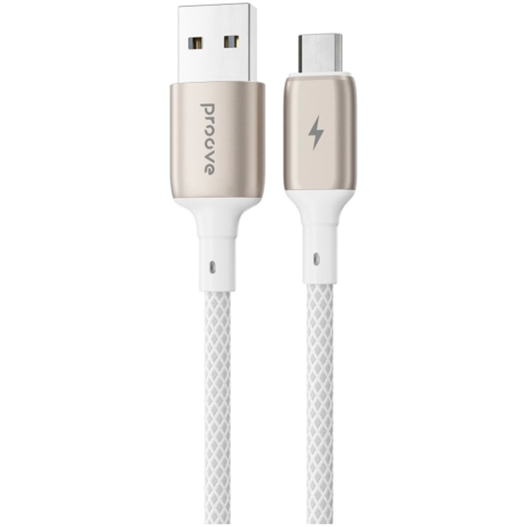 

Кабель Proove Dense Metal USB-A to Micro-USB 1m White (CCDM20001302)