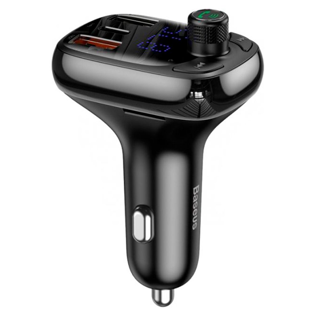 

FM-трансмітер Baseus T Typed S-13 Bluetooth MP3 Charger (CCTM-B01) Black