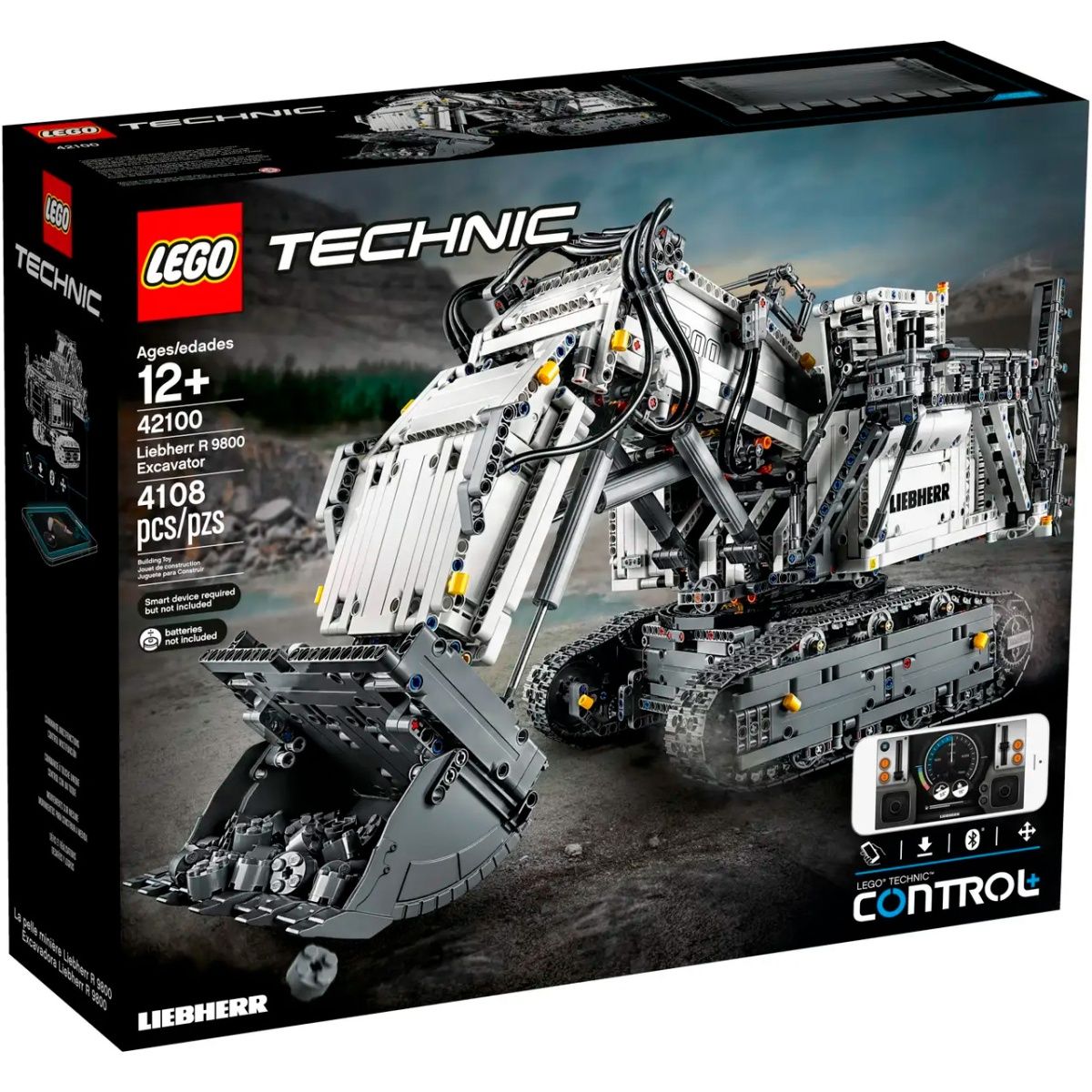 Конструктор LEGO Technic Екскаватор Liebherr R 9800 (42100)