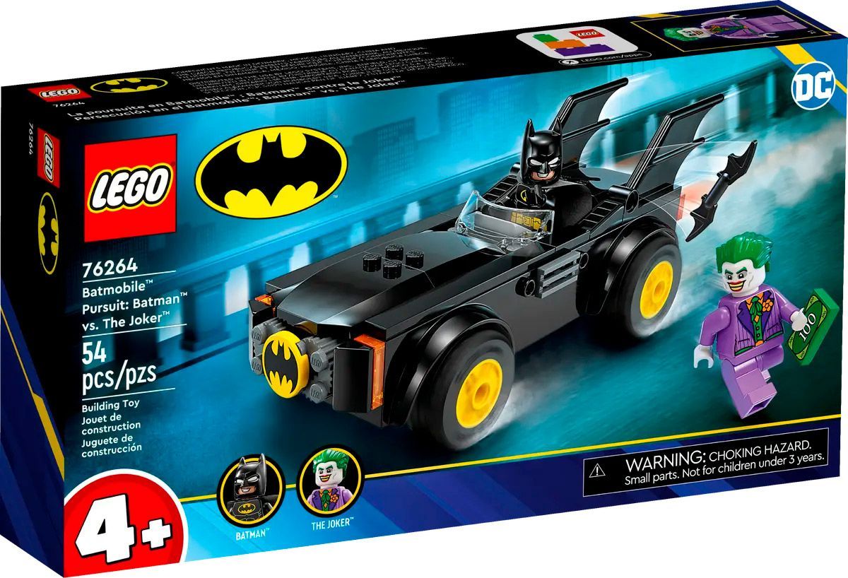 Конструктор LEGO Super Heroes DC Погоня на Бетмобілі: Бетмен проти Джокера (76264)