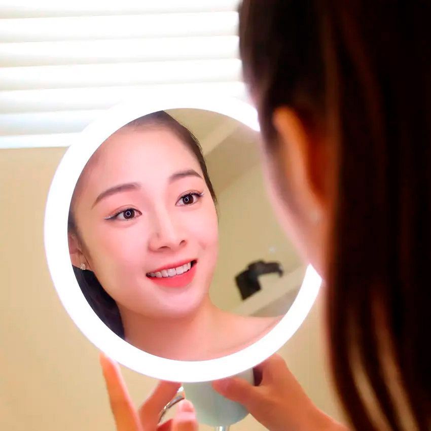Дзеркало для макіяжу Xiaomi Doco Pro LED Makeup Mirror 8`` DM001