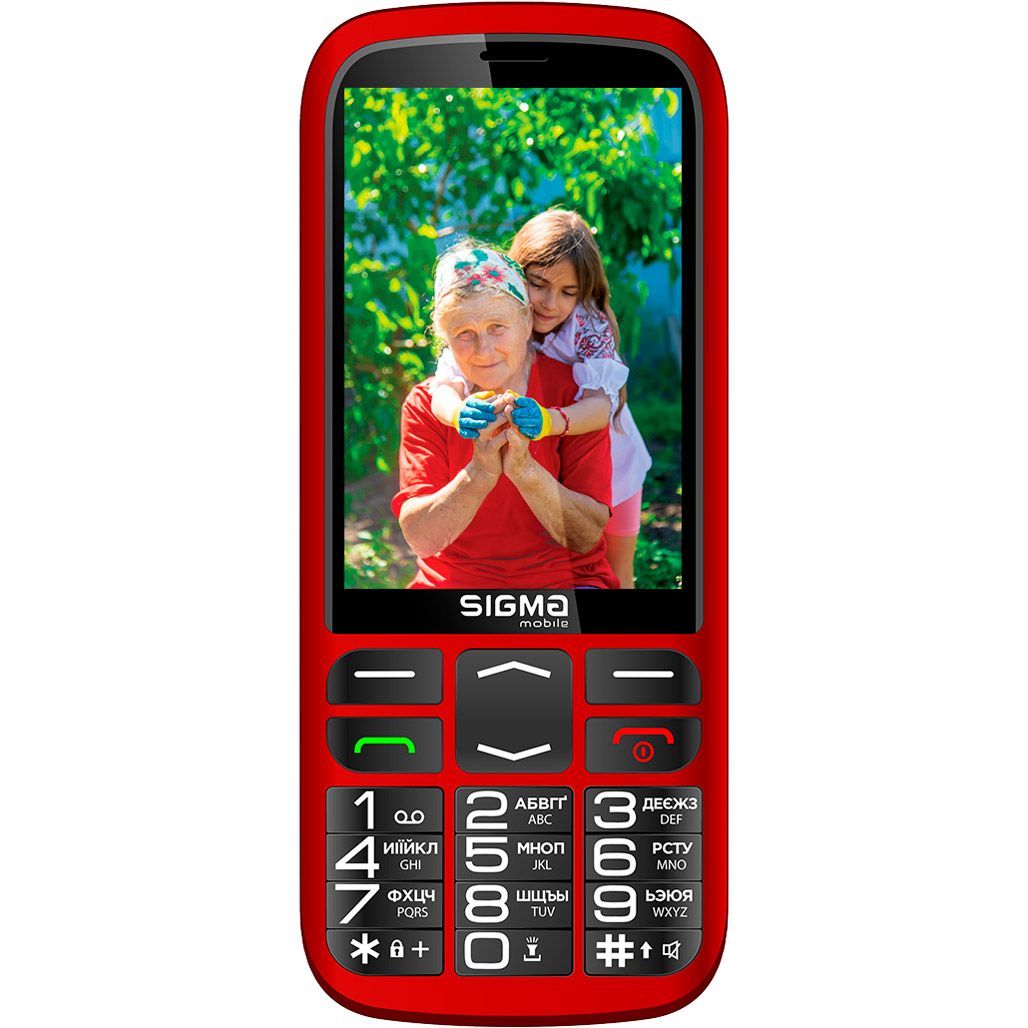 

Мобильный телефон Sigma mobile Comfort 50 Optima USB-C Red UA-UCRF