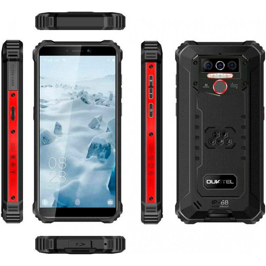 Смартфон Oukitel WP5 Pro 4/64GB Black/Red