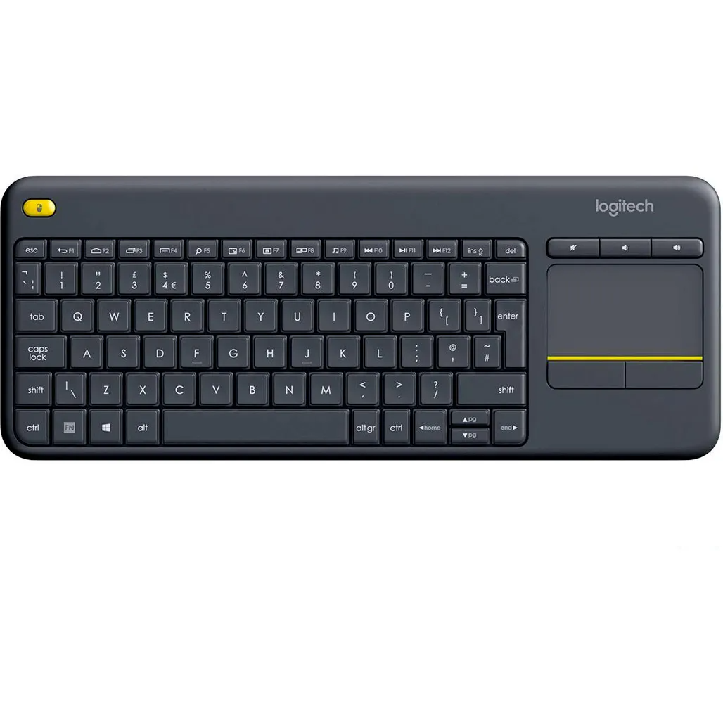 

Клавиатура Logitech K400 Plus Touch Wireless Black UA (920-007145)