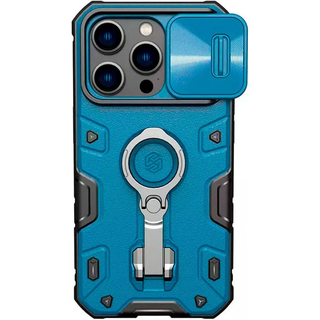 

Чохол Nillkin CamShield Armor Pro для Apple iPhone 14 Pro Max Blue