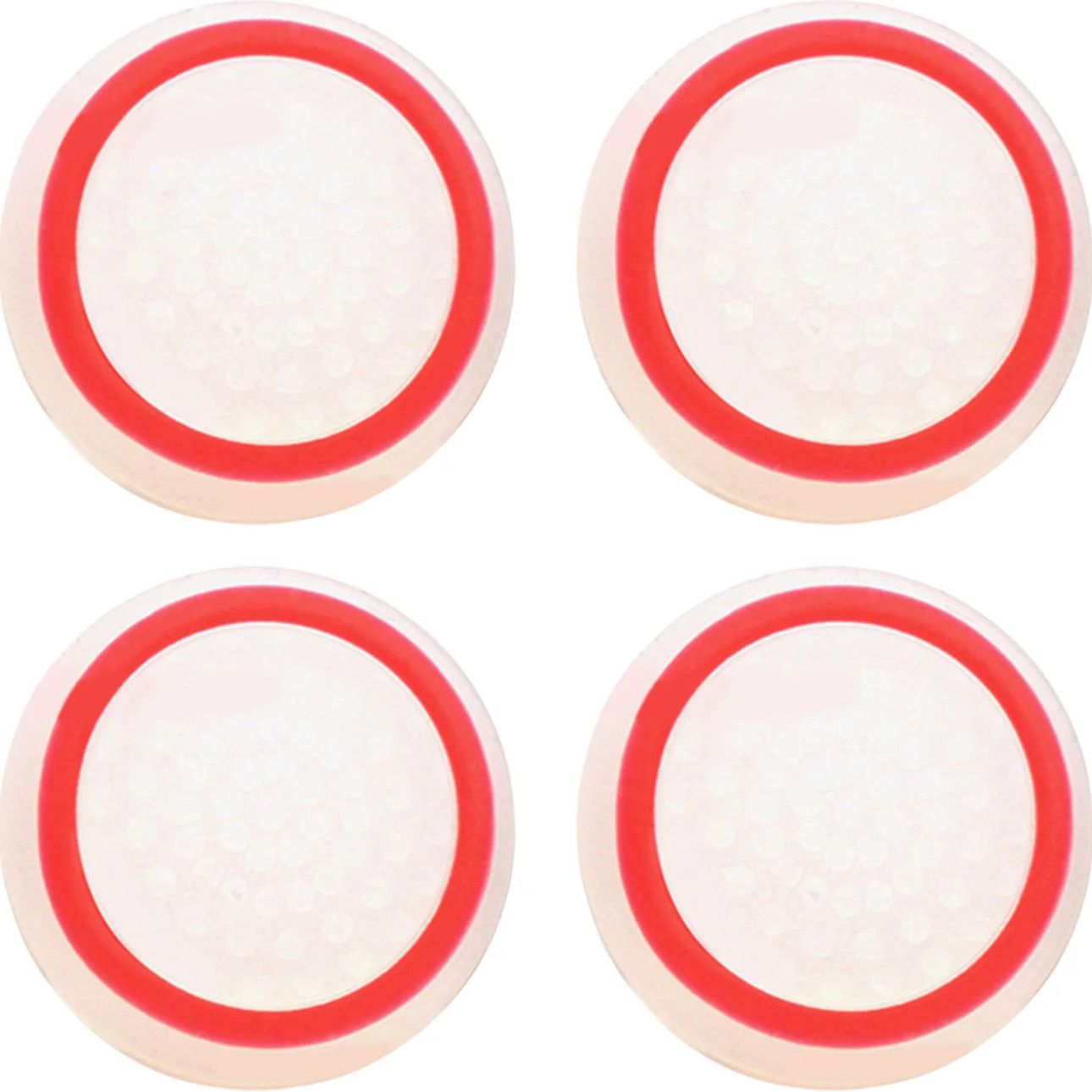 

Накладки на стики Thumb Grips 4-pack для PS4/PS5/Xbox White Red