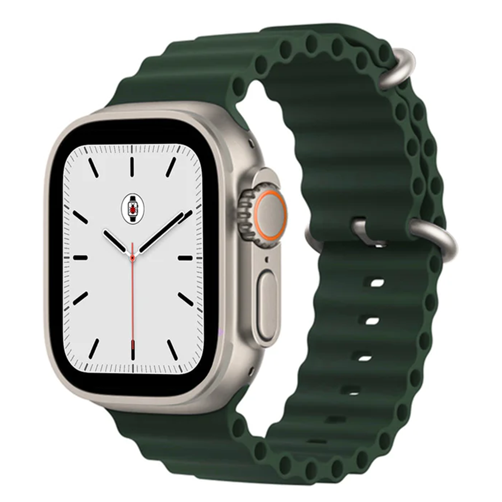 

Ремешок Ocean Band для Apple Watch 42/44/45/46/49mm Forest Green