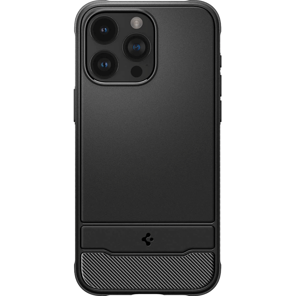 

Чехол Spigen Rugged Armor with MagSafe для iPhone 15 Pro Max Matte Black (ACS06561)