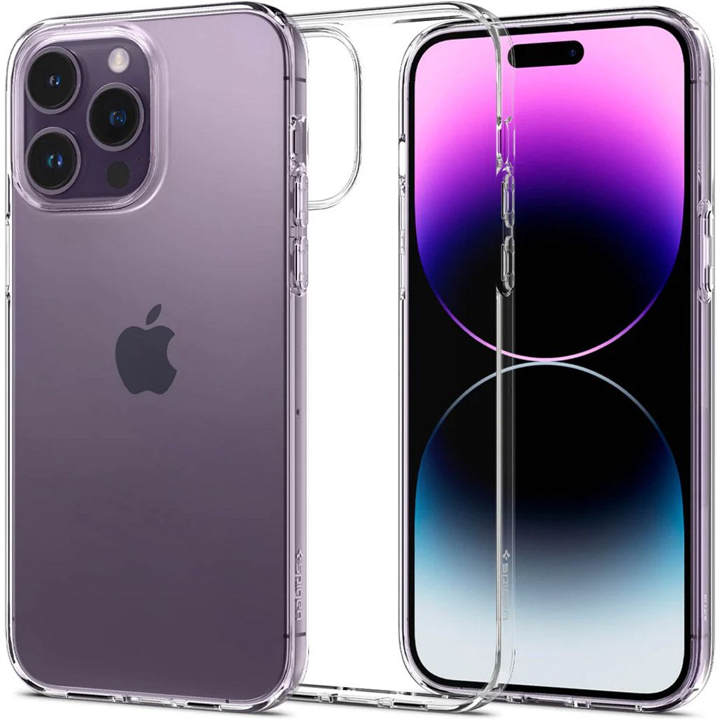 

Чохол Spigen Liquid Crystal Case для iPhone 14 Pro Crystal Clear (ACS04953)
