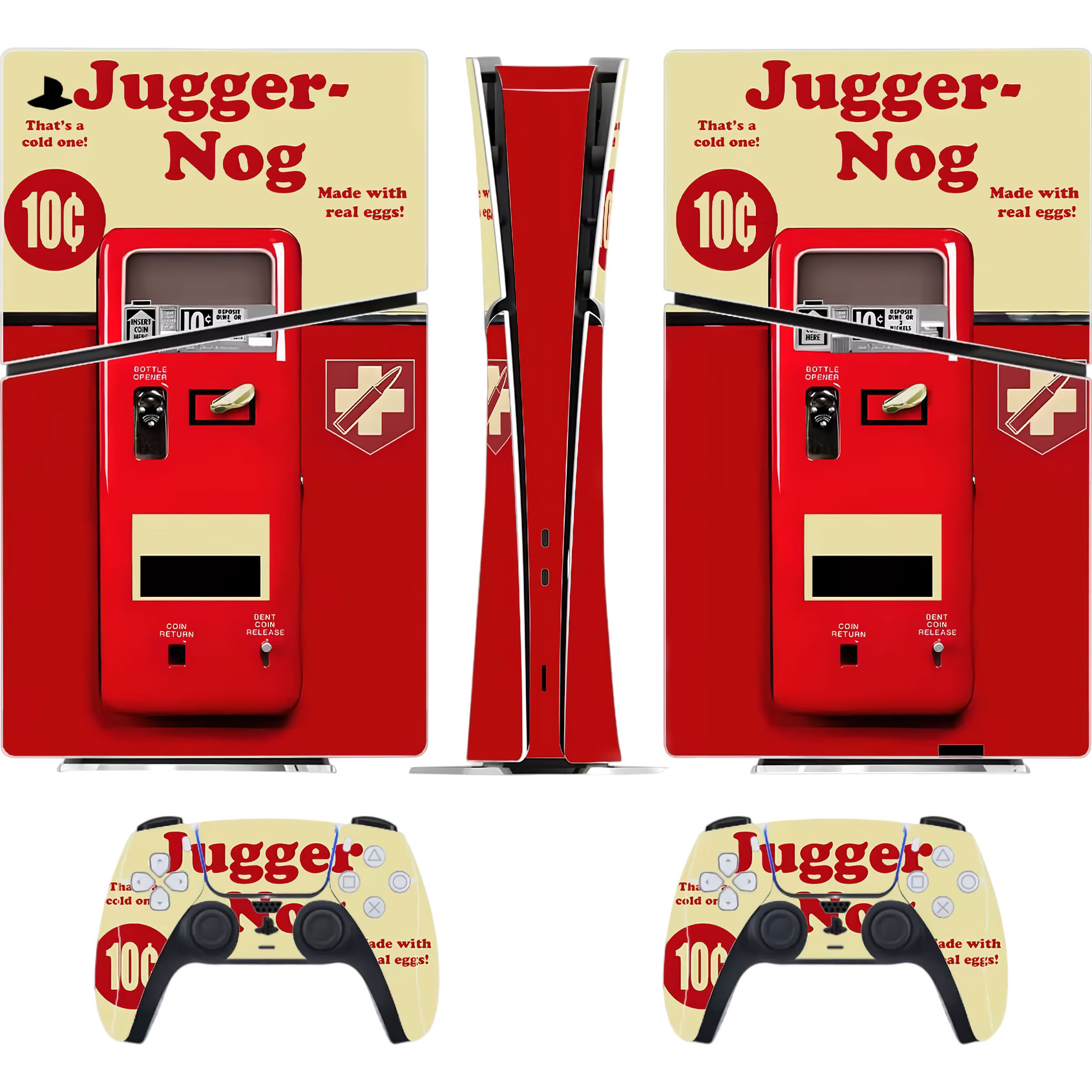 

Наклейки для консолі DK Console Skin Sticker Jugger-Nog для PS5 Slim Digital