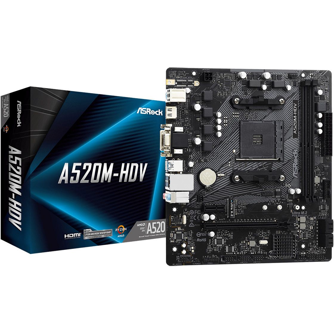 

Материнська плата ASRock A520M-HDV