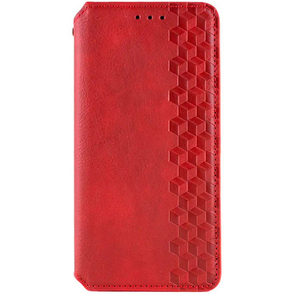 

Чехол-книжка GETMAN Cubic Cover Case для Redmi 13C / Poco C65 Red