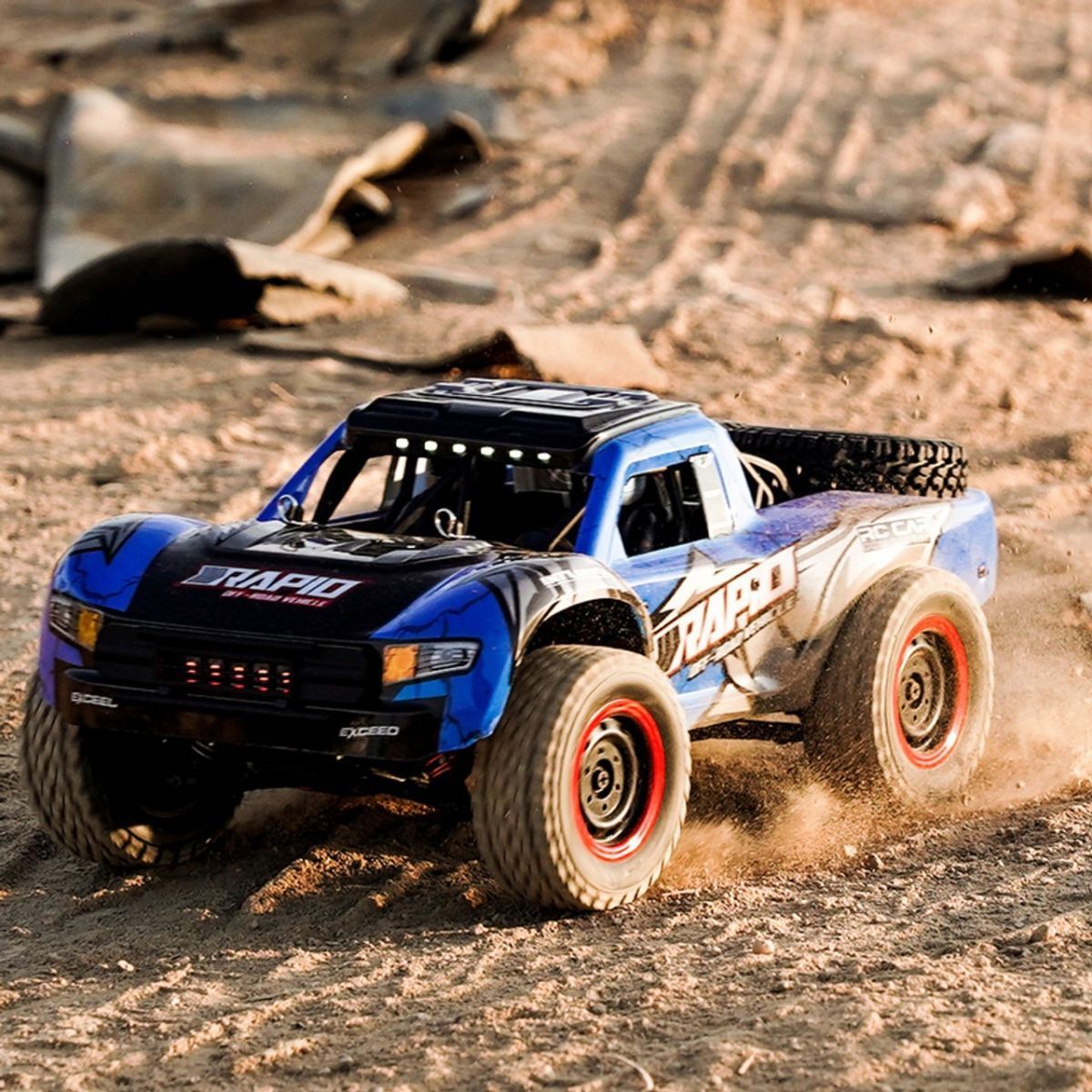 Машинка на радіокеруванні JJRC Q130-A All-wheel Drive SUV Black/Blue 
