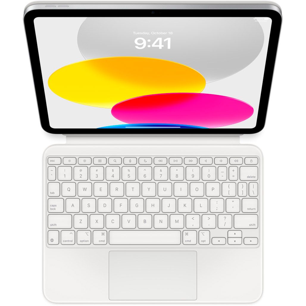 

Чехол-клавиатура Apple Magic Keyboard Folio для iPad 10.9 10gen (2022)/ iPad 11 (2025) White (MQDP3)