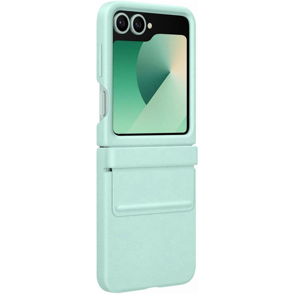 Чохол Epik Leather Case для Samsung Galaxy Flip6 Turquoise AAA 