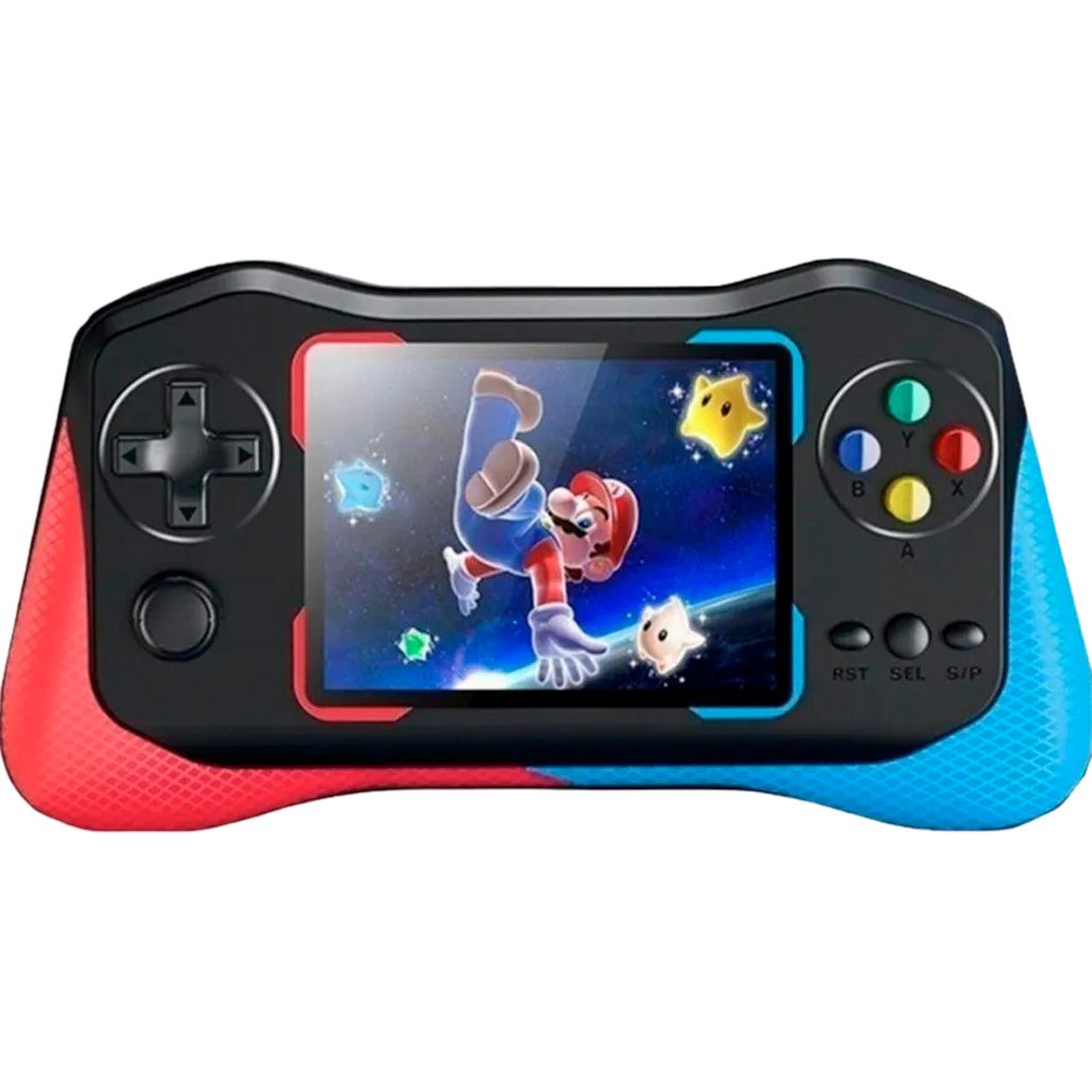 

Ретро ігрова приставка SUP Q12 Game Box Portable 500 in 1 AV Red-Blue
