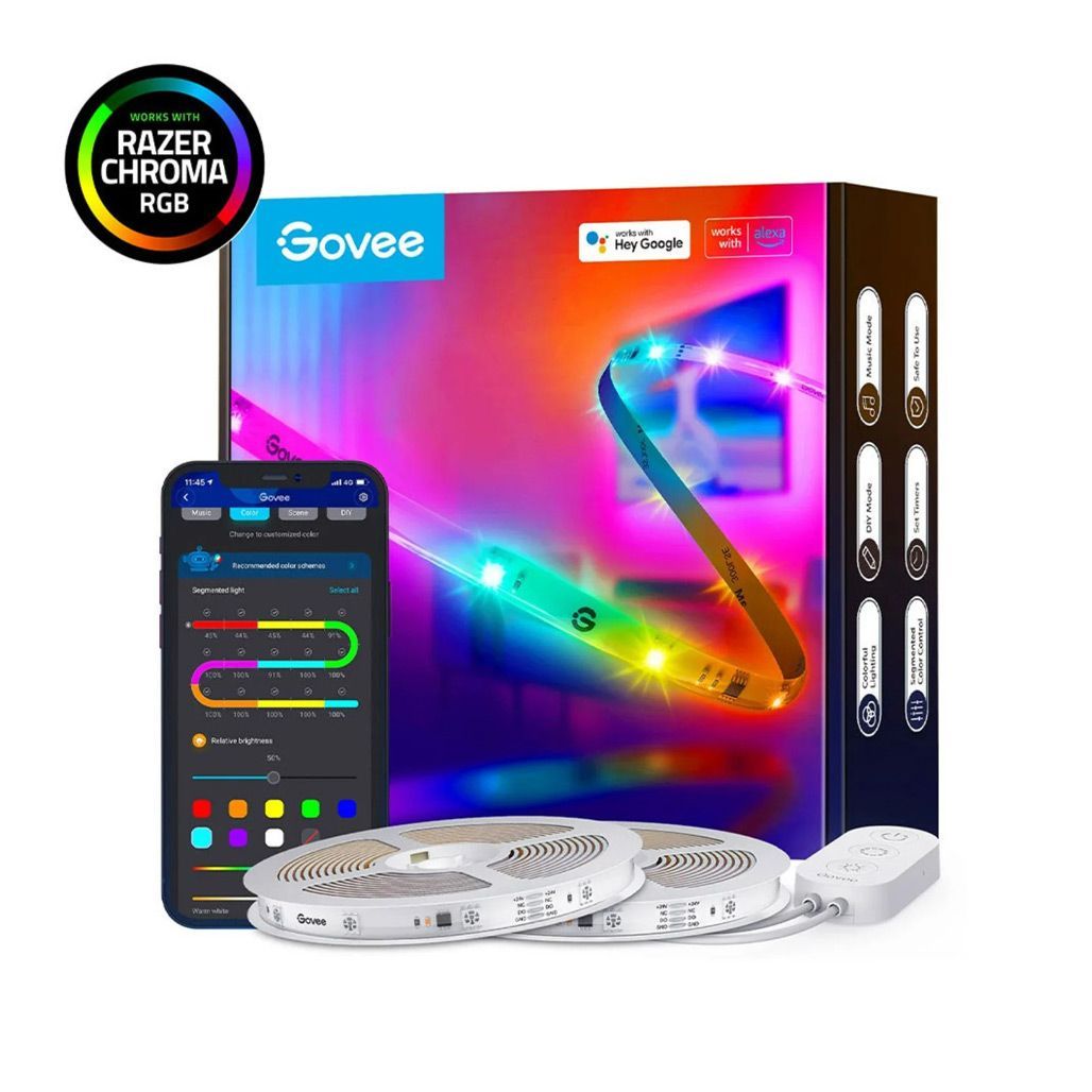 

Світлодіодна стрічка Govee RGBIC Led PRO 2x10 m