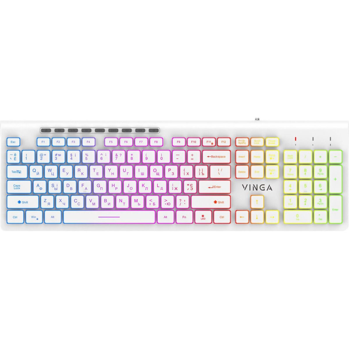 

Клавиатура Vinga KB-460 White