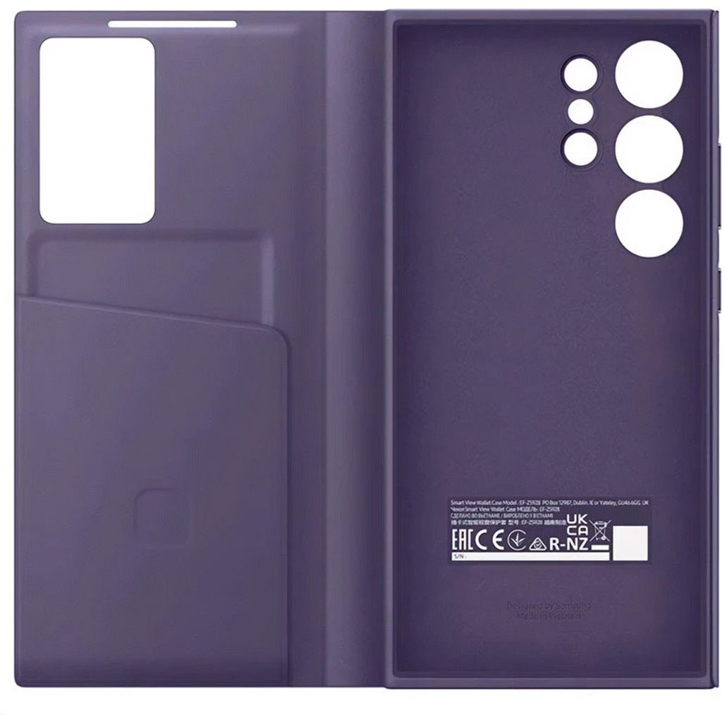 Чохол Epic Smart View Wallet Case для Samsung Galaxy S24 Ultra Purple AAA