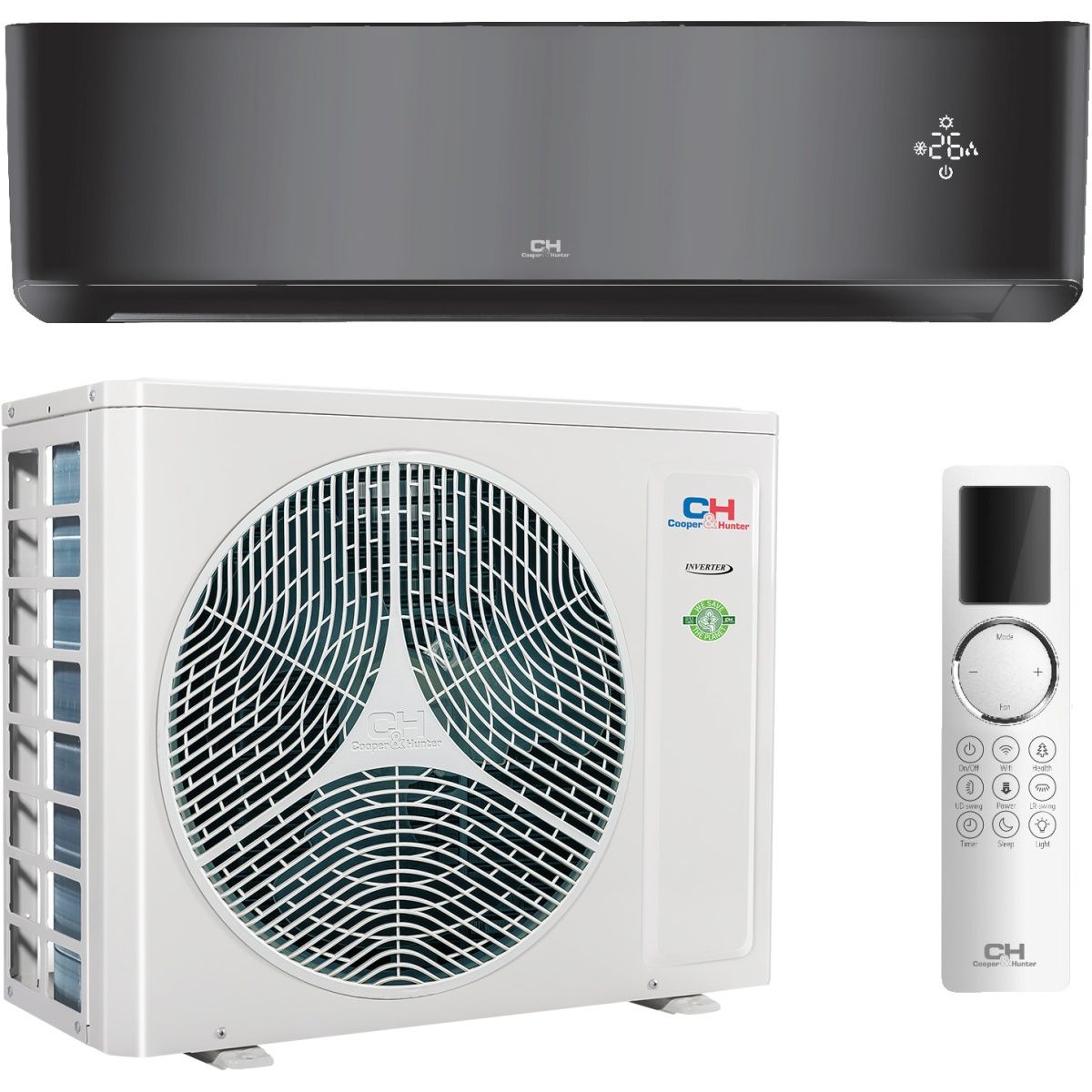 

Сплит-система Cooper&Hunter Supreme Continental Gen VI CH-S12FTXAL2-FB Full Black