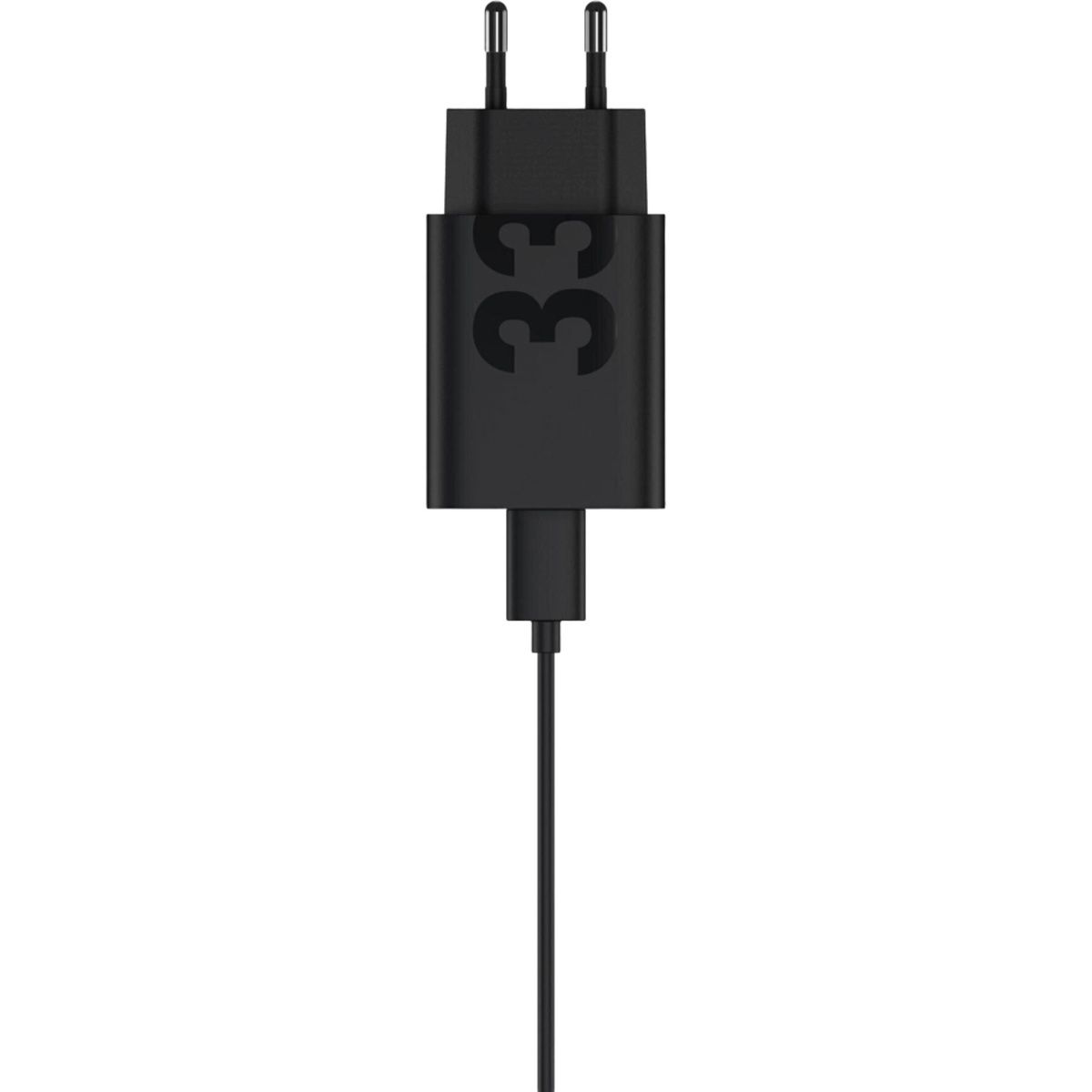 Мережевий зарядний пристрій Motorola TurboPower 33W + Сable USB-A to Type-C Black (MC-332L)