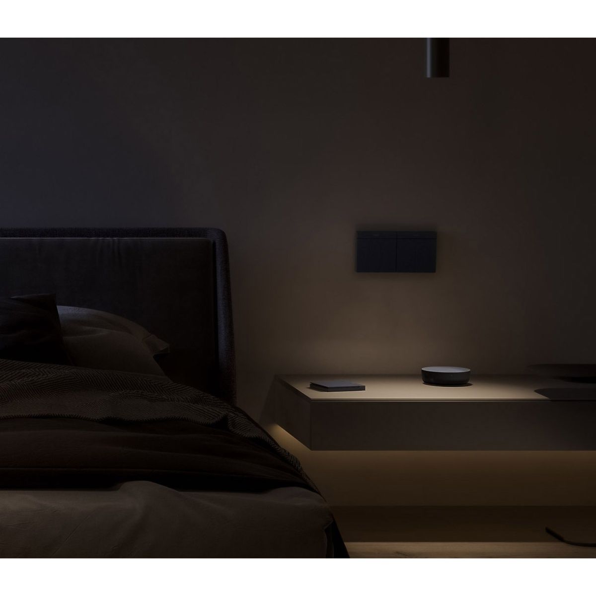 Розумний вимикач Aqara Smart Wireless Switch H1M MARS-Tech Dark Grey (WXKG22LM)