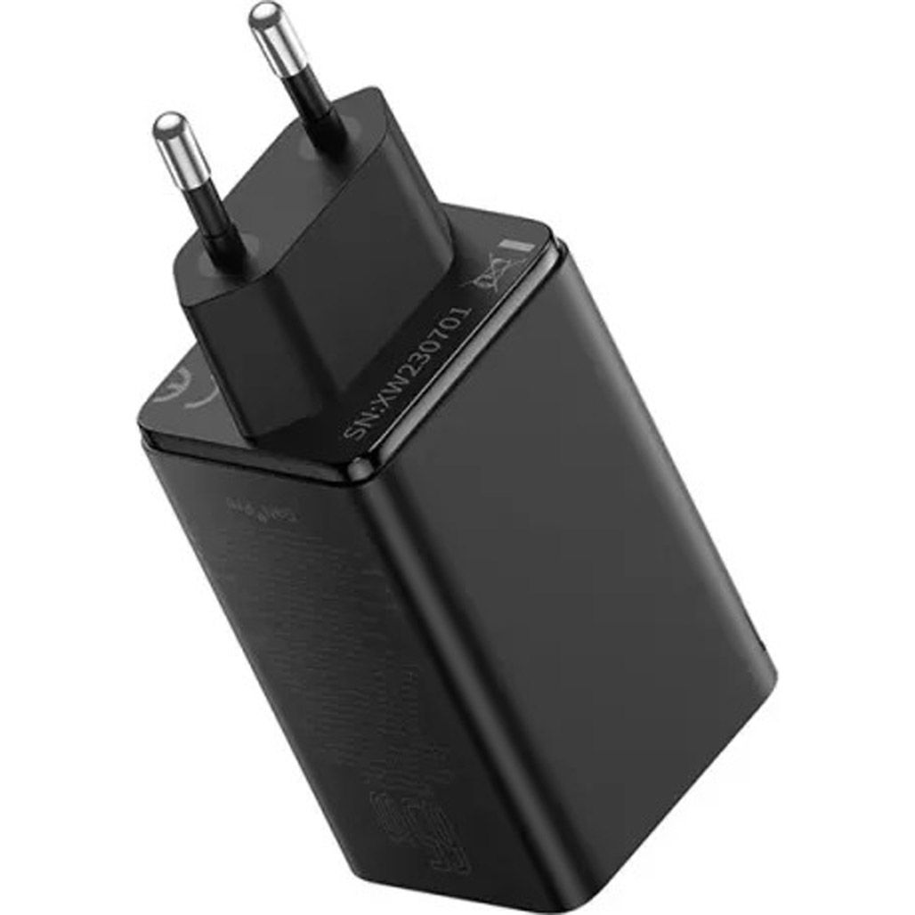 Мережевий зарядний пристрій Baseus GaN6 Pro Black (P10162701113-00)
