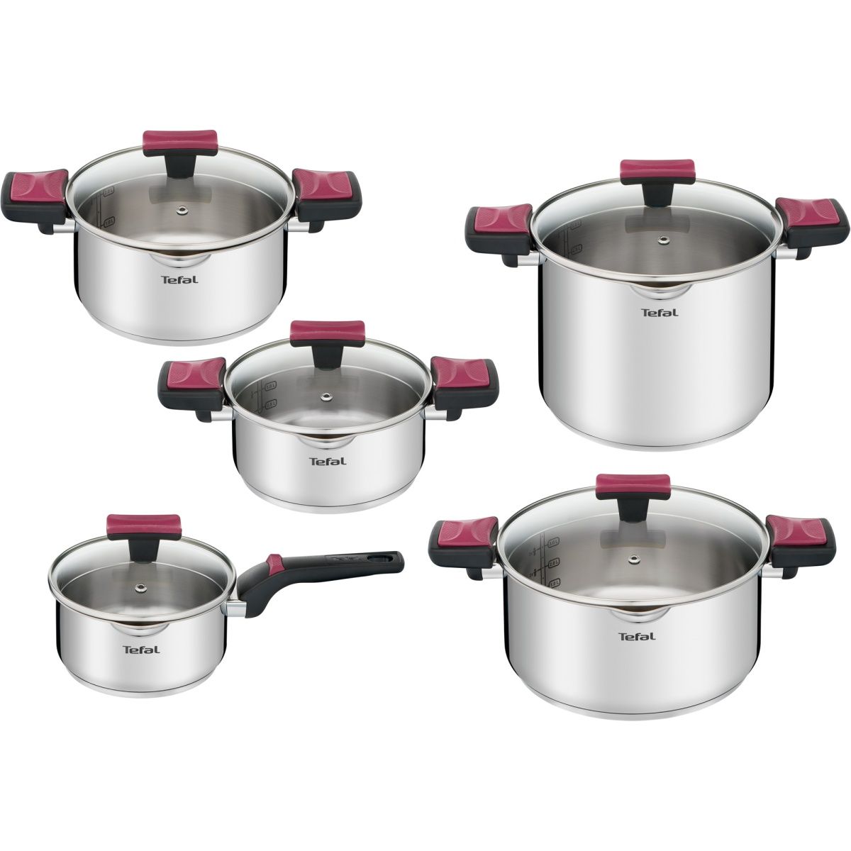 

Набор кастрюль Tefal Cook&Clip G723SA74
