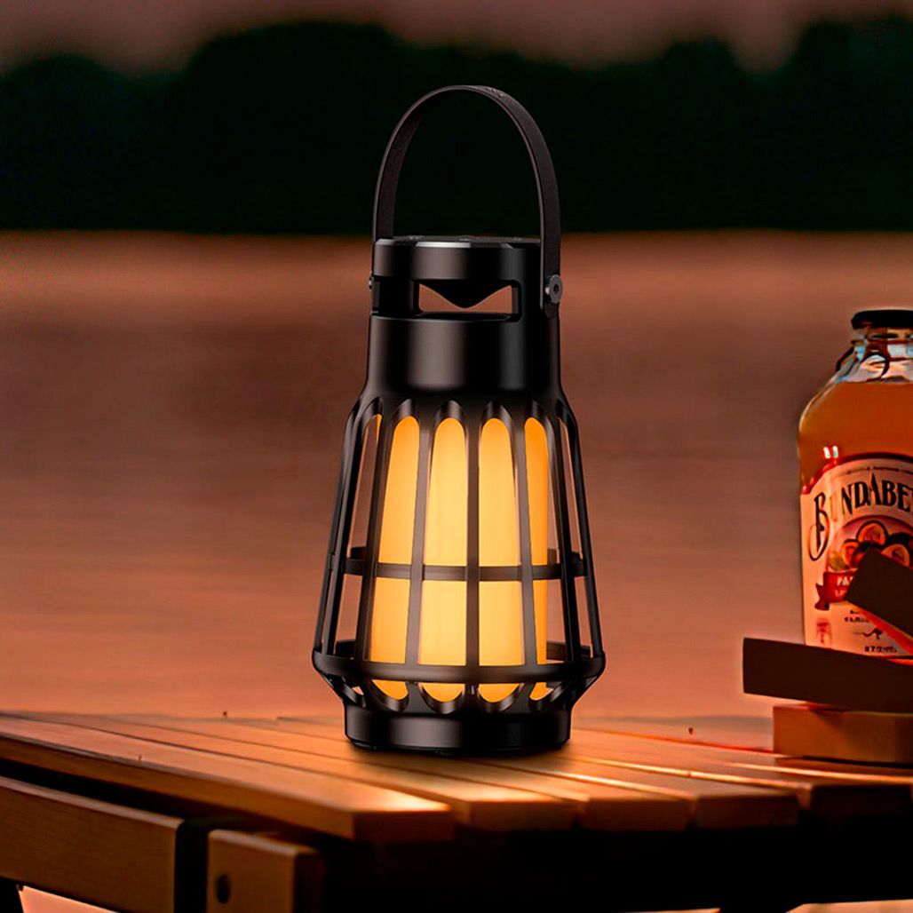 Портативна акустика Hoco BS61 Wild Fun Outdoor Camping Light Black (610827)