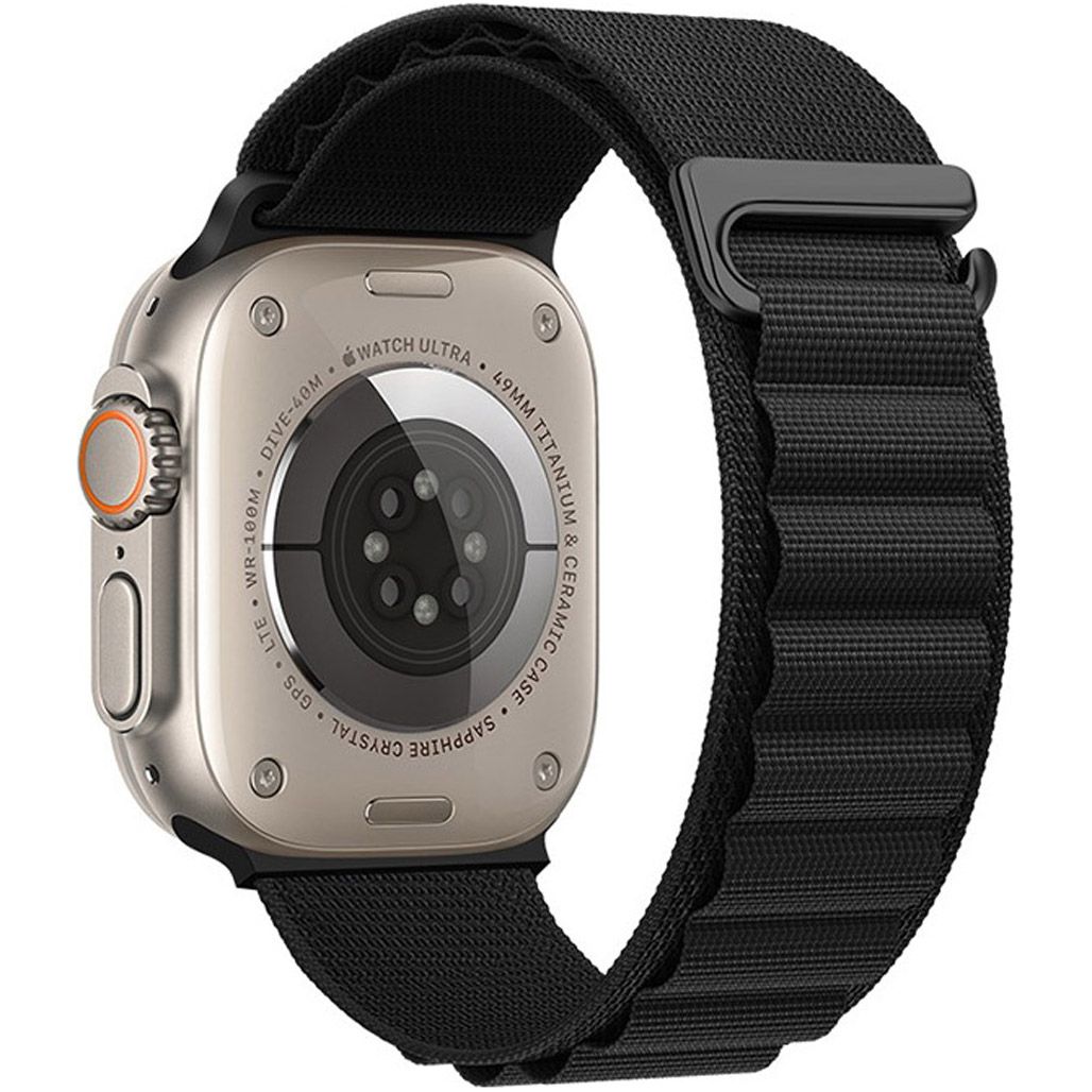 

Ремінець Hoco WA20 Alpine Loop Nylon Strap для Apple Watch 42/44/45/46/49mm Black