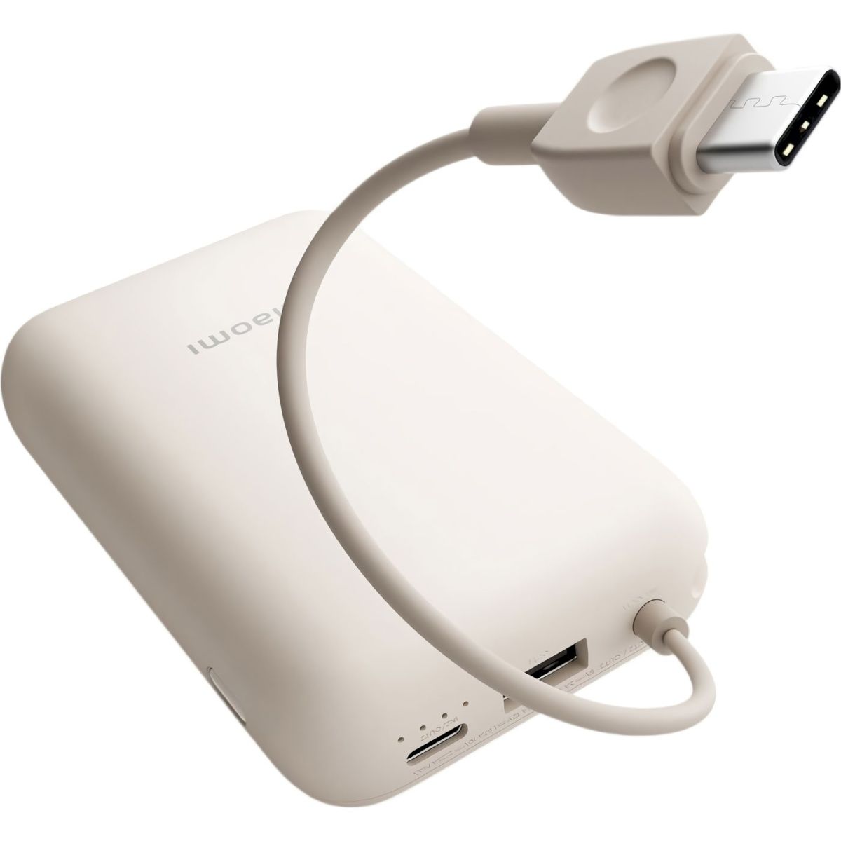 Зовнішній акумулятор Xiaomi Power Bank Integrated Cable 10000mAh 22.5W Beige (BHR9072GL)