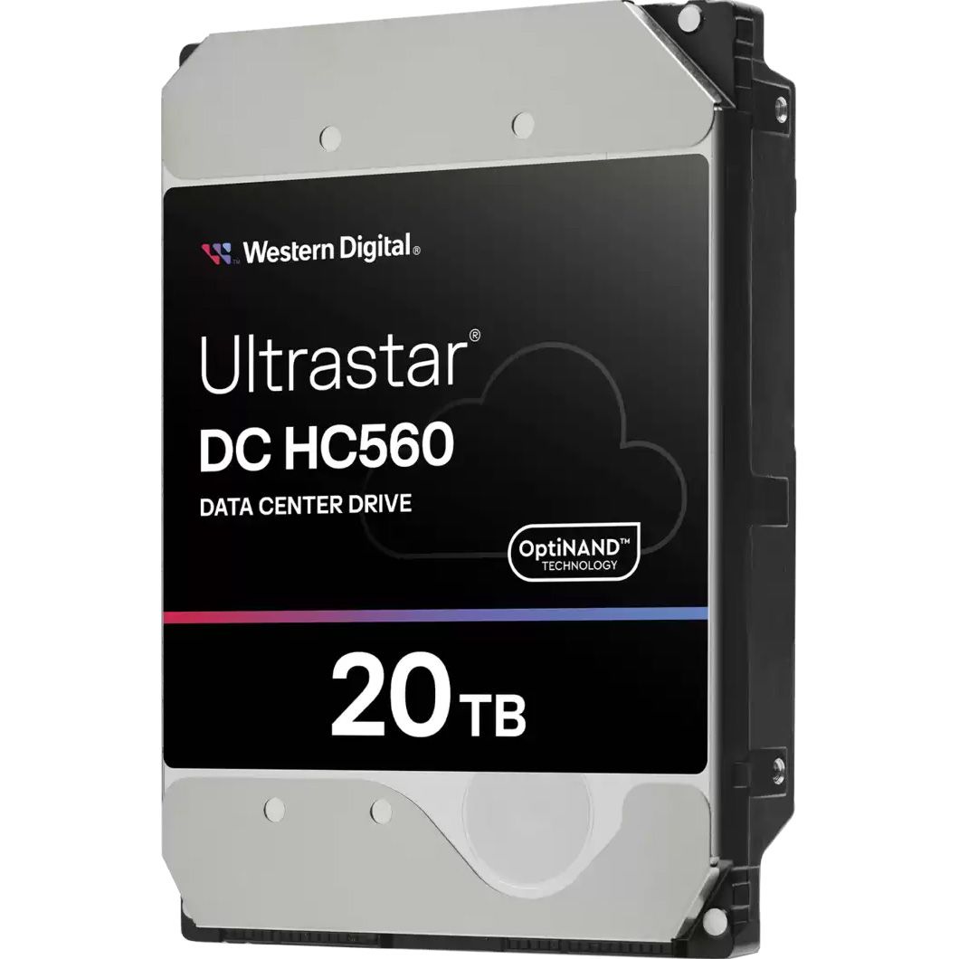 

Жорсткий диск 3.5" WD Ultrastar DC HC560 20TB SATA 512MB (F38785/WUH722020BLE6L4)
