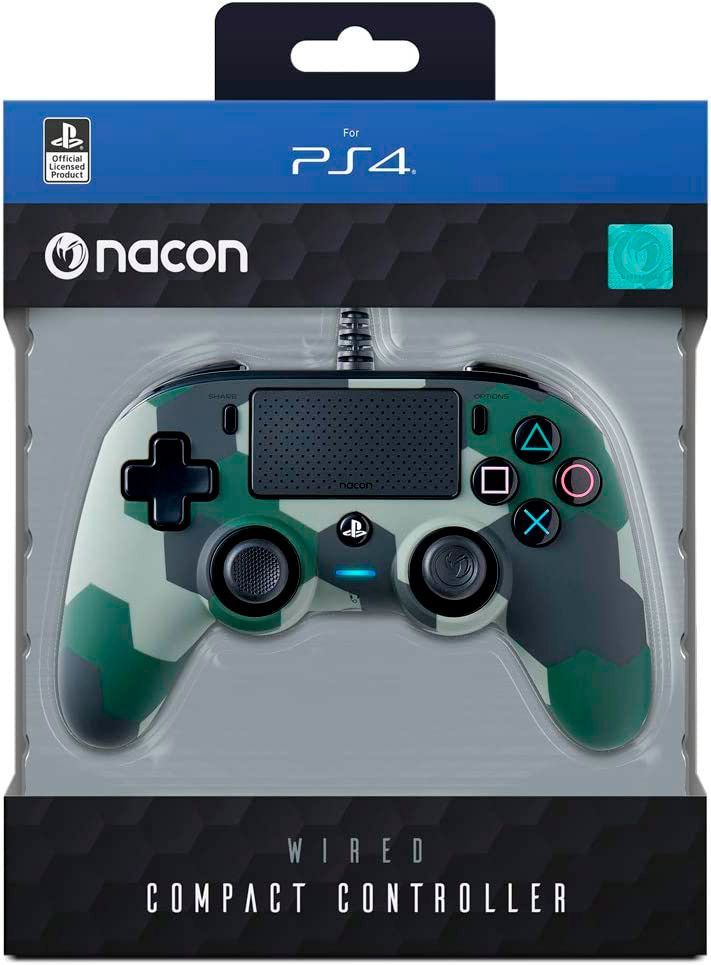 Геймпад Nacon Wired Compact Controller для PS4 Green Camouflage 
