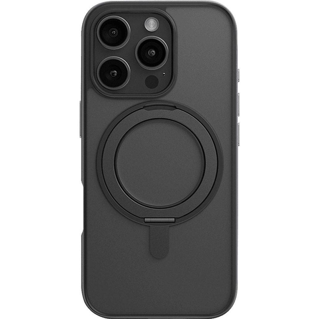 

Чехол Blueo Frosted Magnetic Case Rotatable Stand with MagSafe для Apple iPhone 16 Pro Black (BL037-I16PBLK)