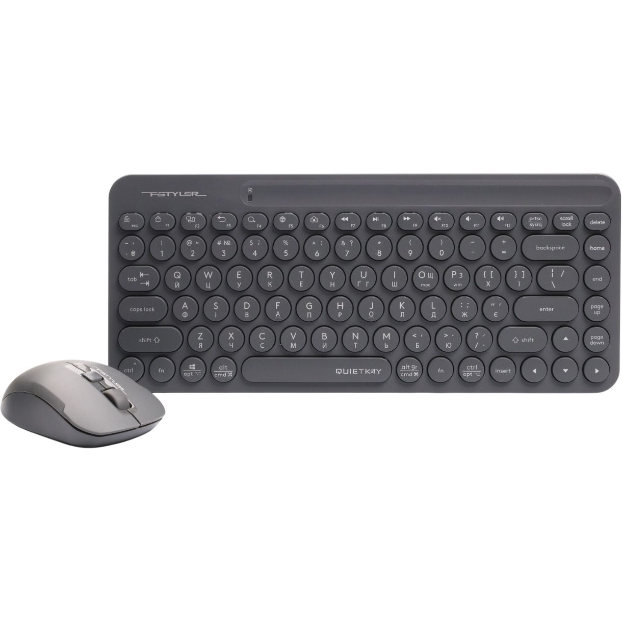 

Комплект (клавіатура + миша) A4Tech Fstyler FG3200 Air2 Grey