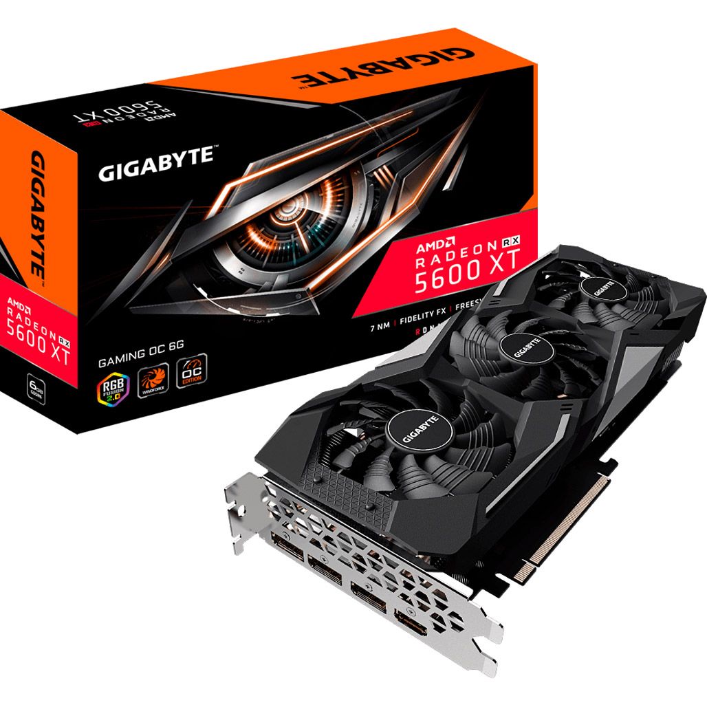 

Відеокарта Gigabyte Radeon RX 5600 XT Gaming OC 6G (GV-R56XTGAMING OC-6GD)