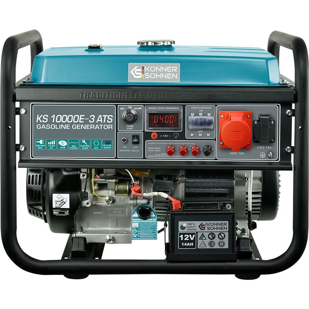 

Генератор бензиновий Konner&Sohnen KS 10000E-3 ATS